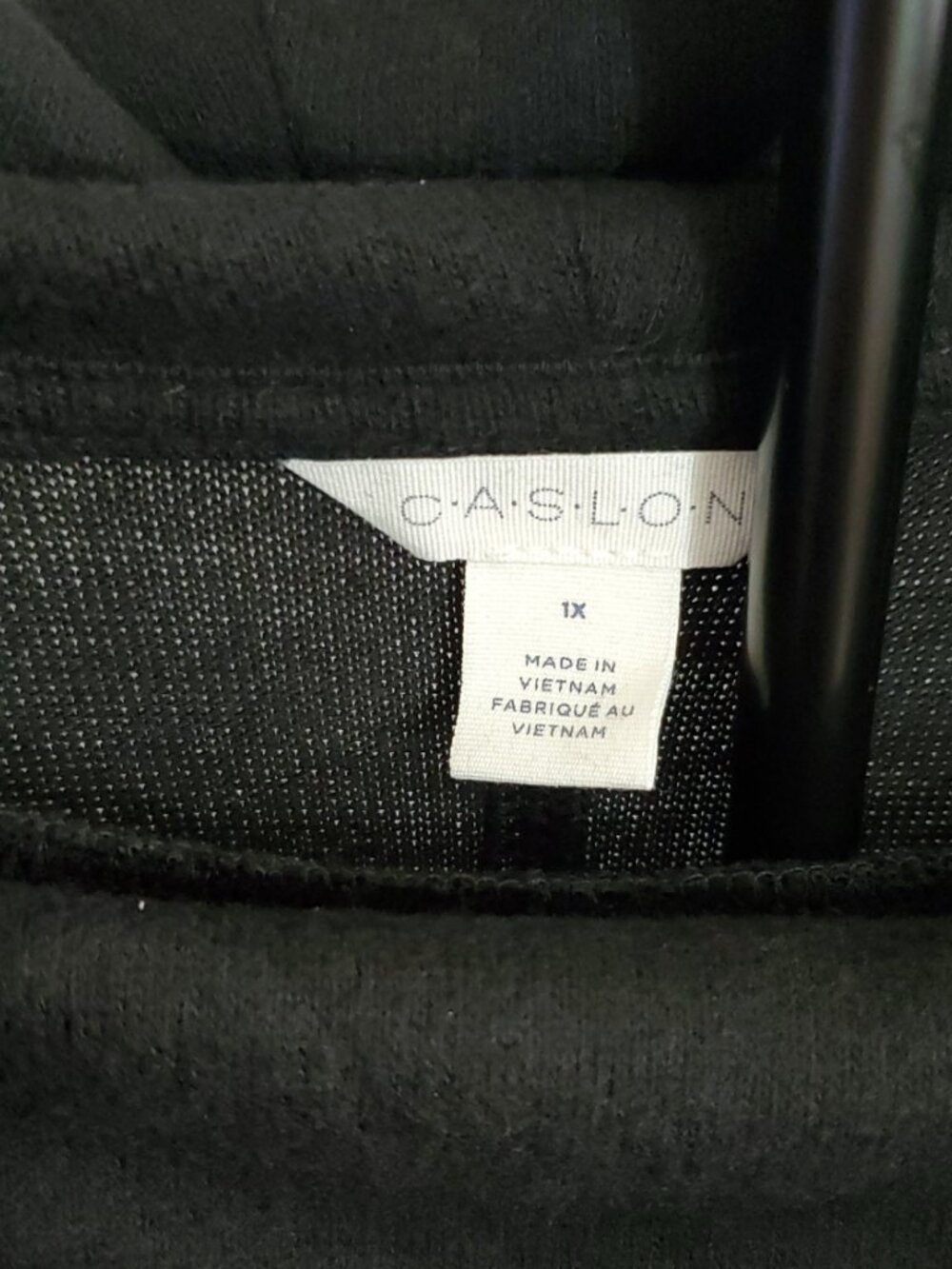 Caslon Black Soft Knit  Cowl Neck Women's Plus Size Sweater Size 1x NWT - Picture 5 of 7